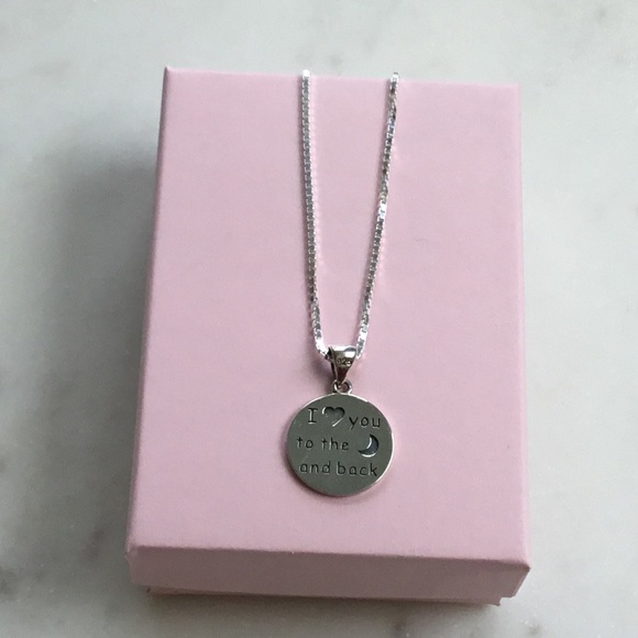 Sterling Silver I Love You... Necklace - Picture 8 of 16